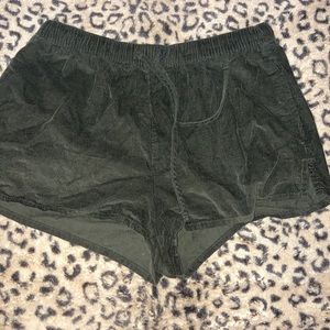 olive green shorts